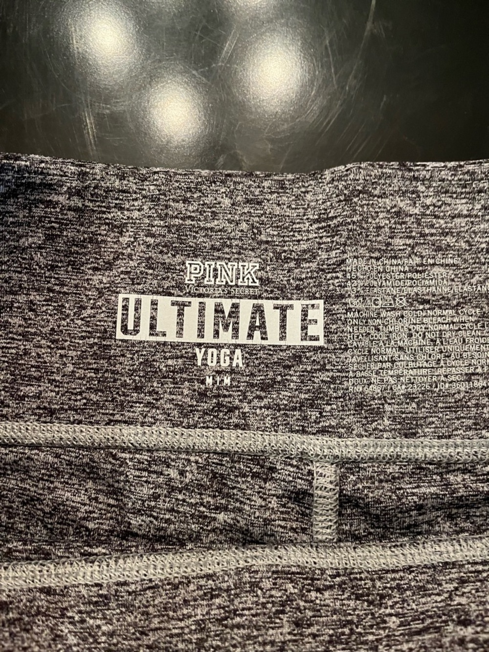 PINK Ultimate Yoga Leggings - Heathered Gray